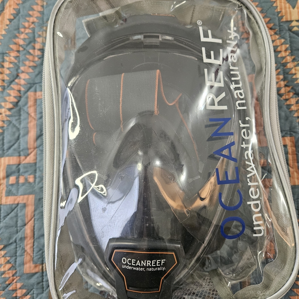 Reef Black and Orange Snorkel Set - Picture 2 of 5